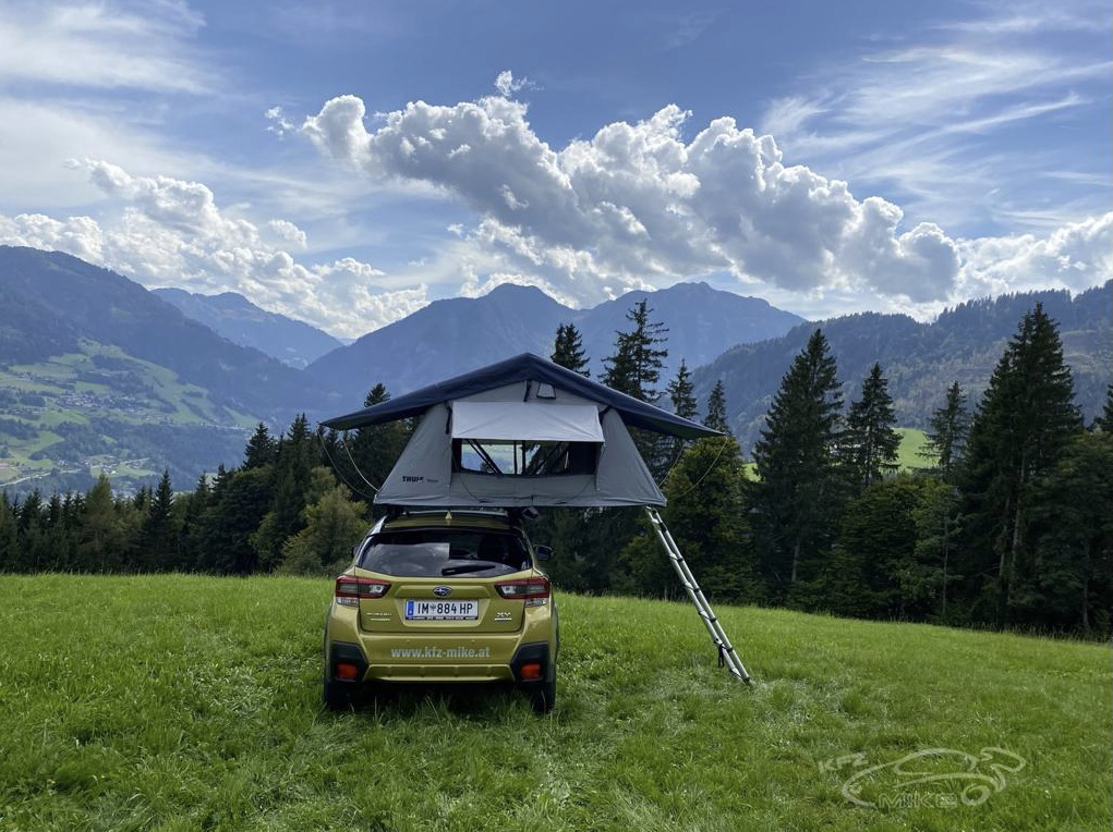 Subaru auf Bergstraße